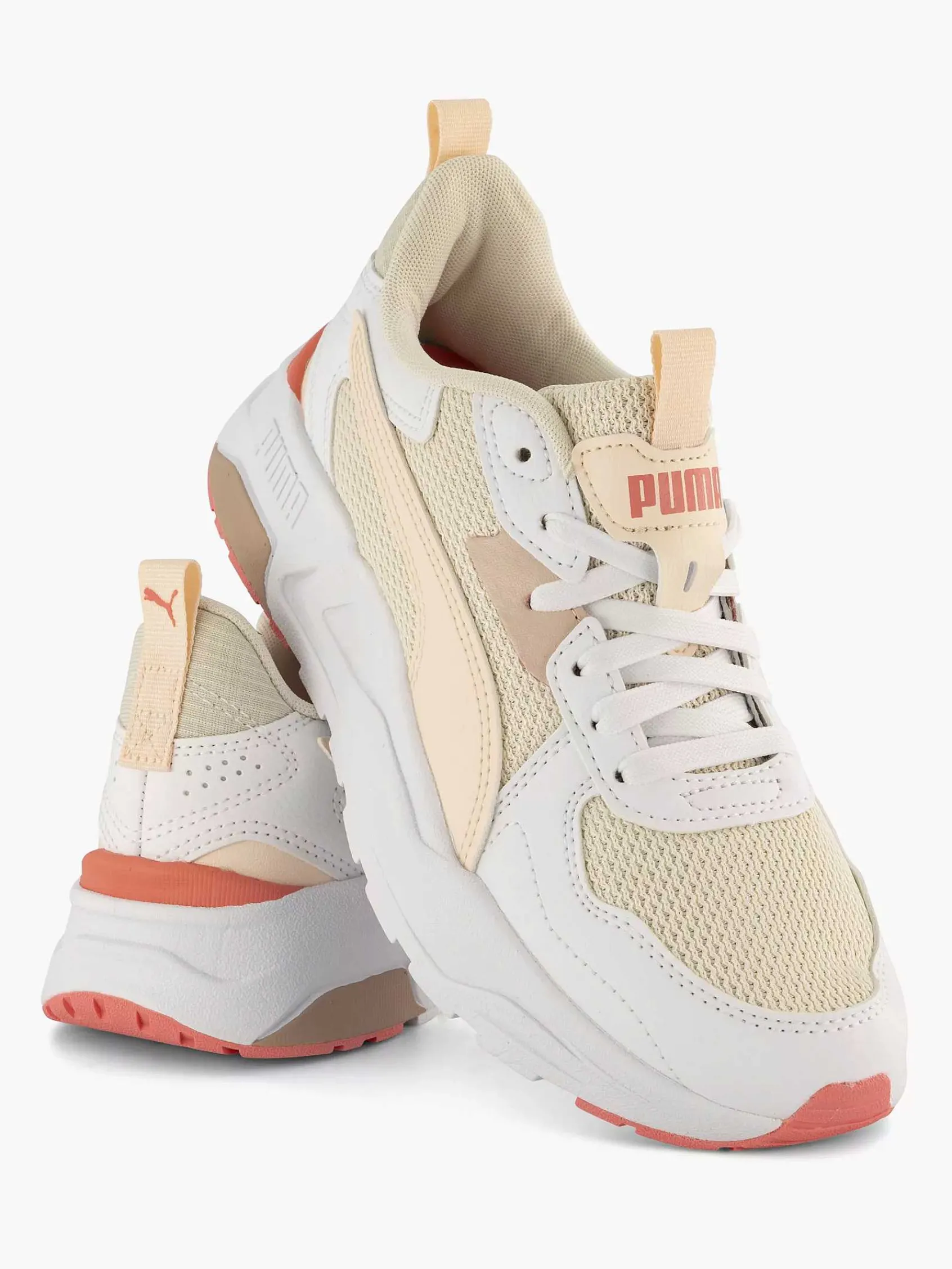 Puma Sneakers-Witte Chunky Sneaker Trinity Lite