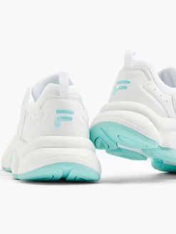 FILA Sneakers-Witte Chunky Sneaker Turqoise Zool
