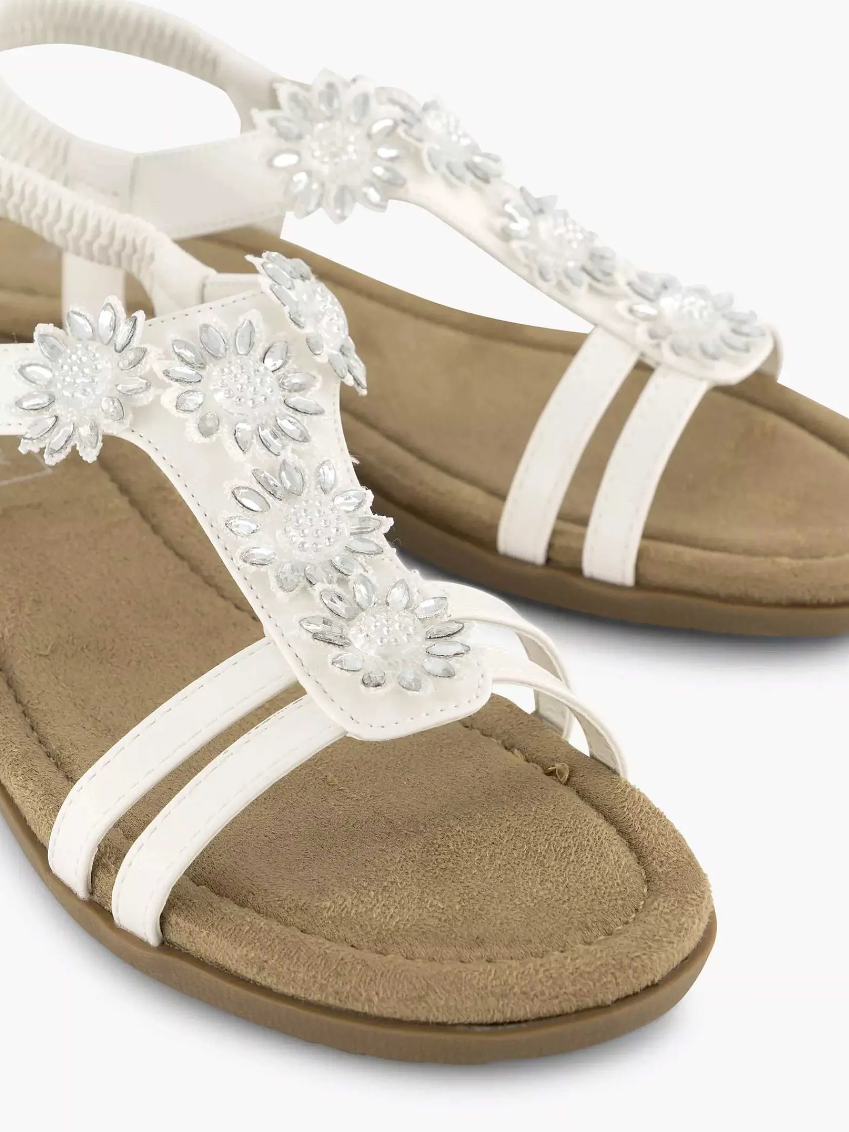 Easy Street Comfort Schoenen-Witte Comfort Sandaal