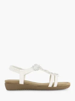 Easy Street Comfort Schoenen-Witte Comfort Sandaal