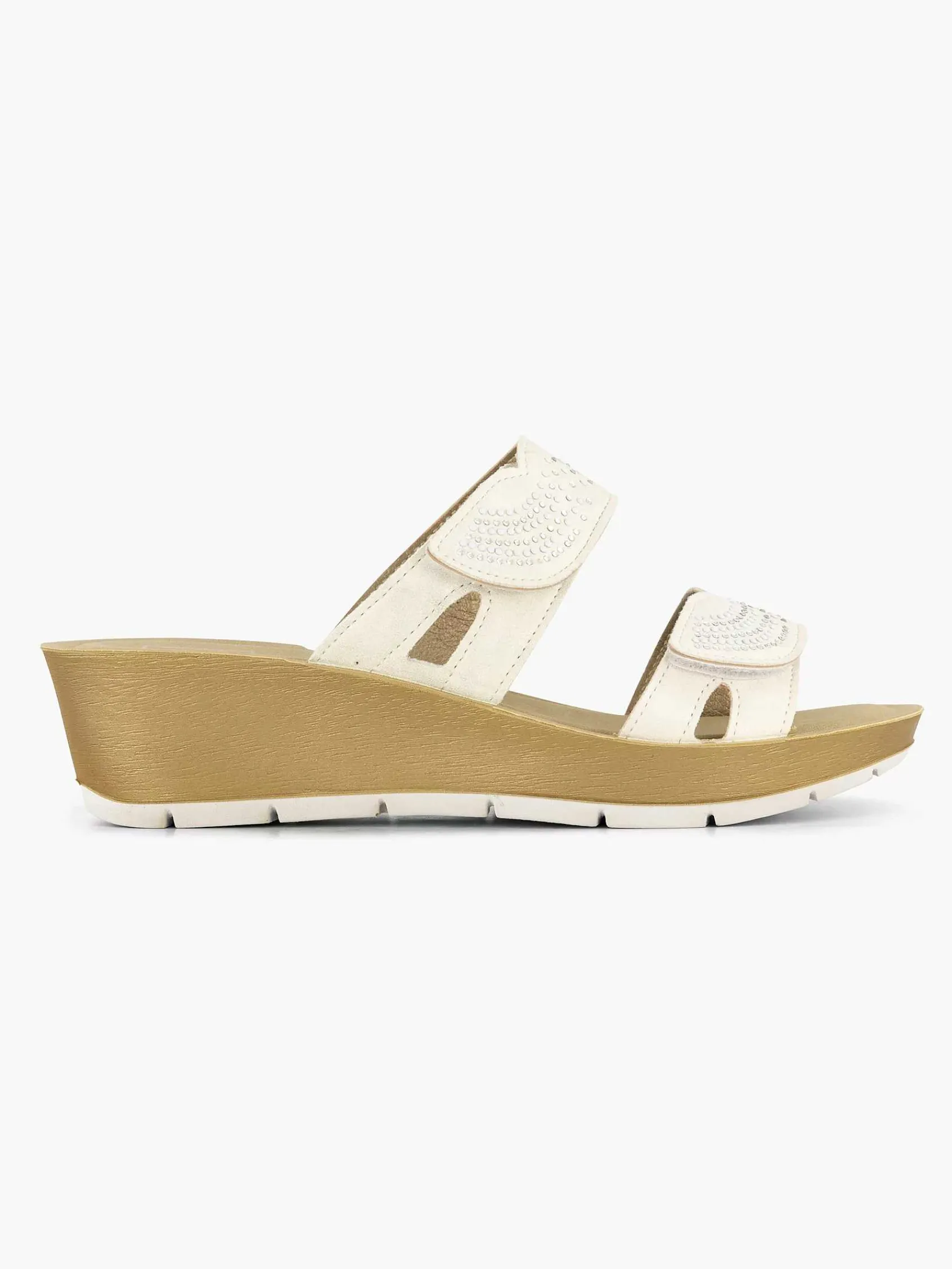 Easy Street Comfort Schoenen-Witte Comfort Slipper
