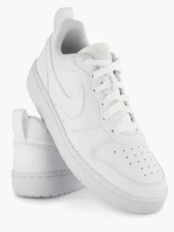 Nike Jongensschoenen-Witte Court Borough Low Recraft
