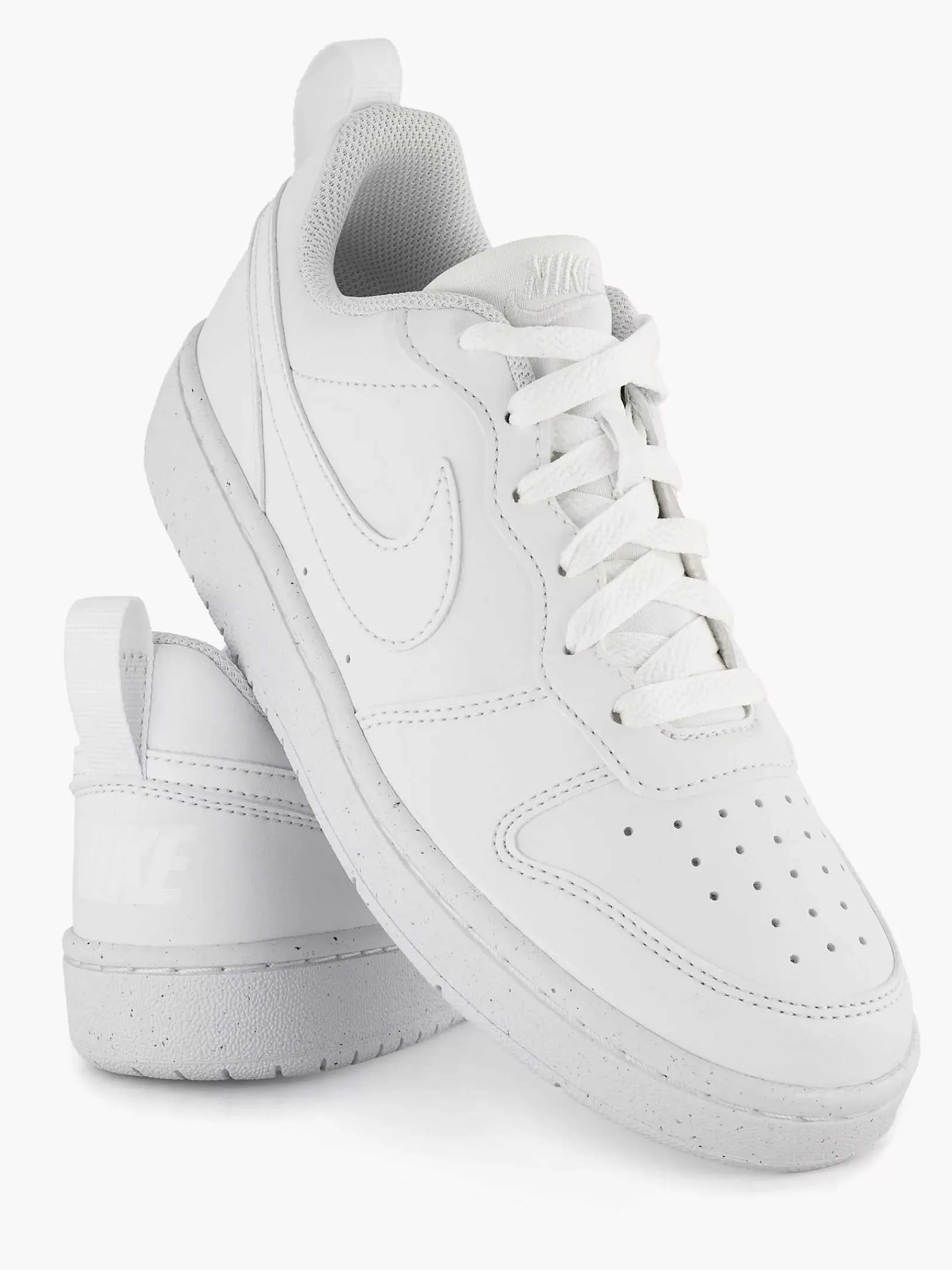 Nike Jongensschoenen-Witte Court Borough Low Recraft