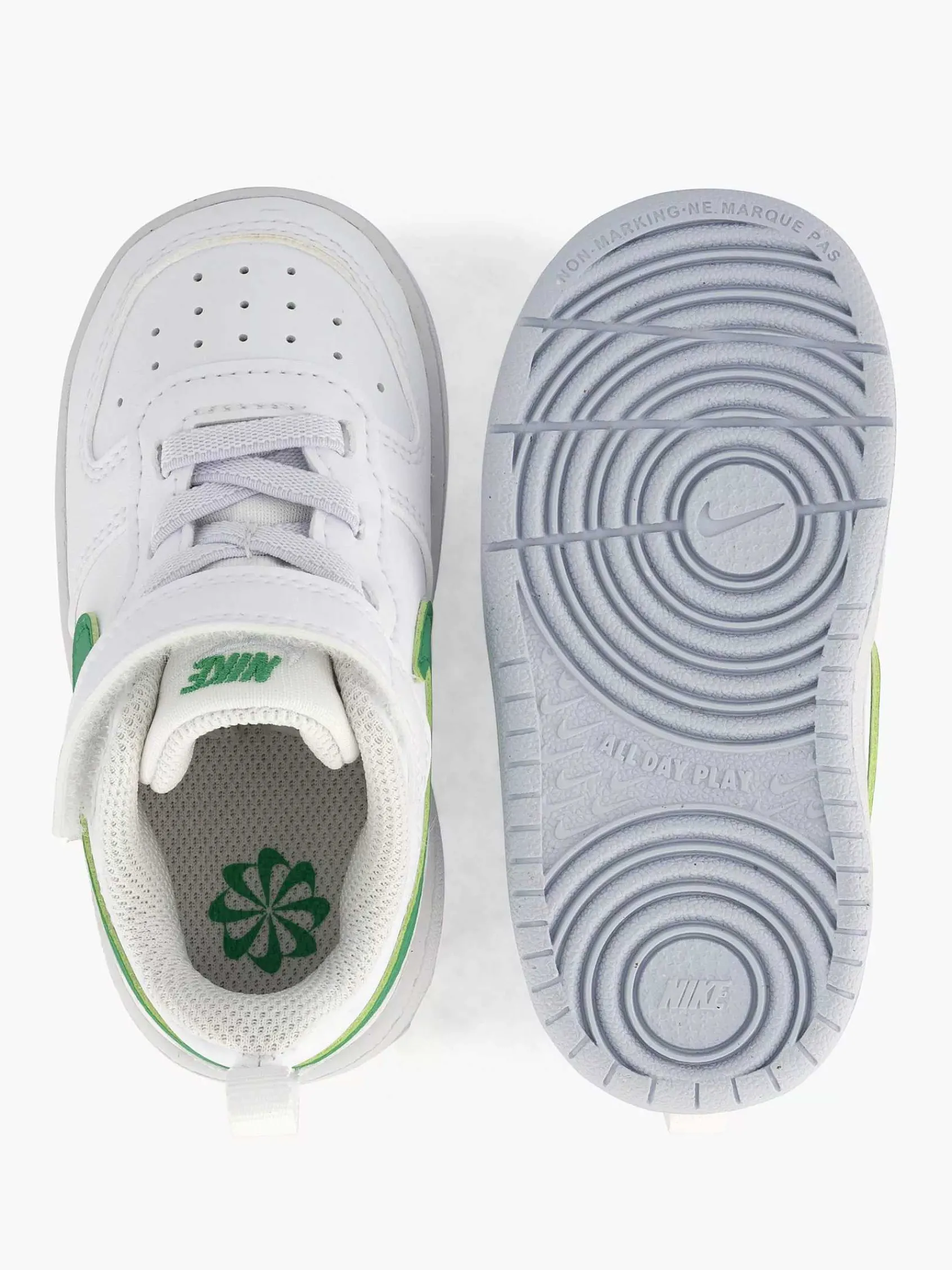 Nike Jongensschoenen-Witte Court Borough Low Recraft