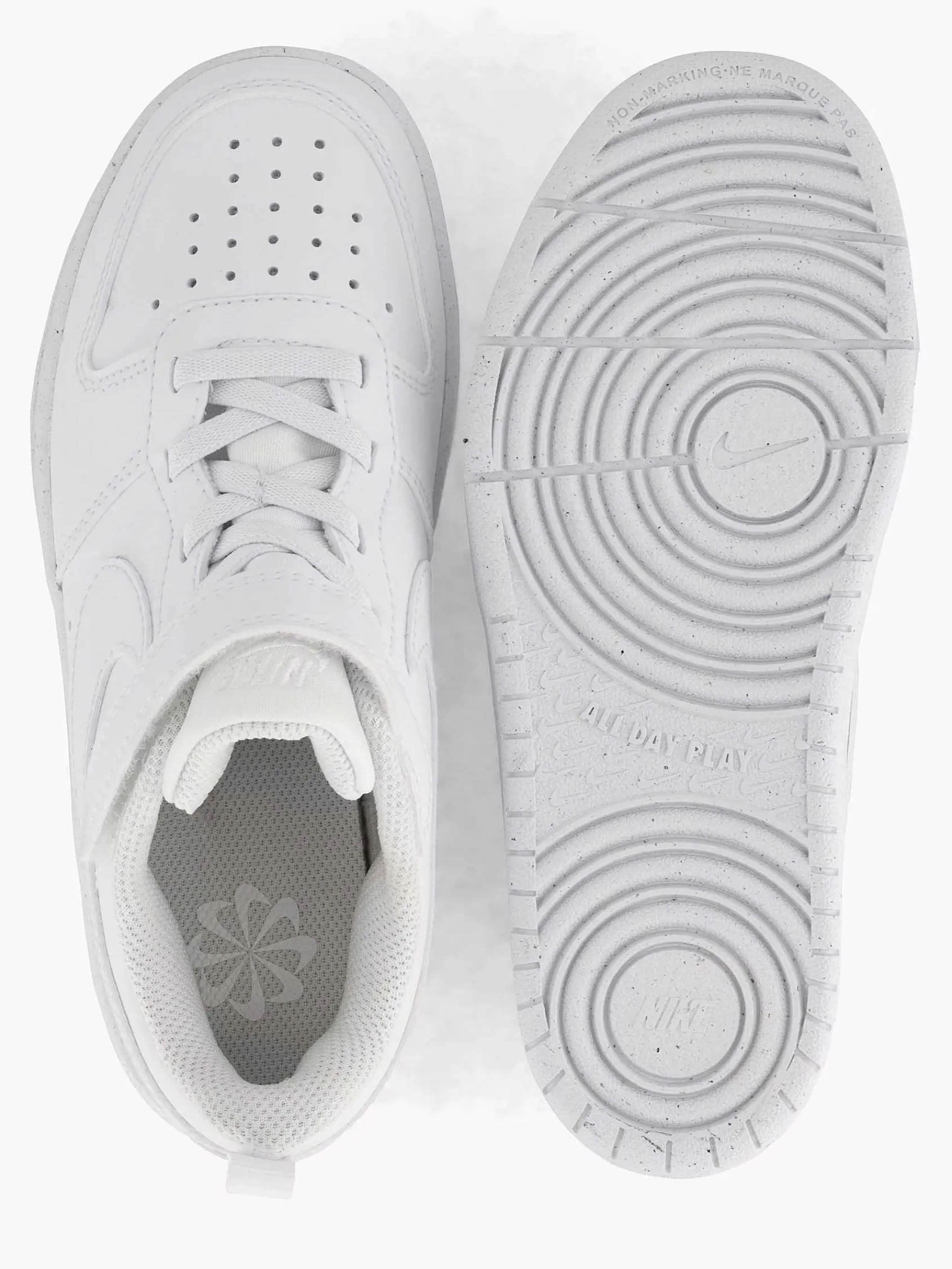 Nike Jongensschoenen-Witte Court Borough Low Recraft (Ps)