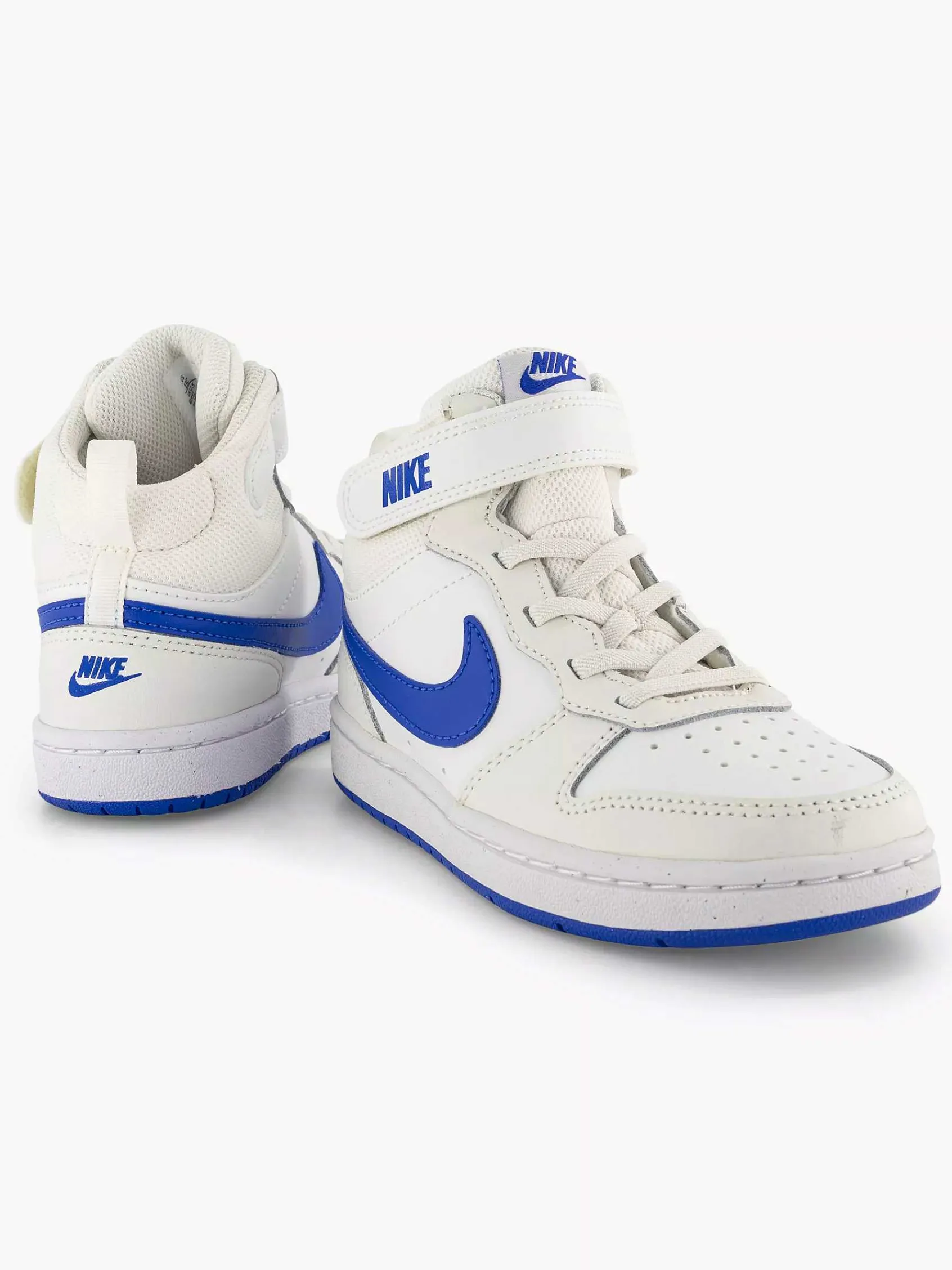 Nike Jongensschoenen-Witte Court Borough Mid