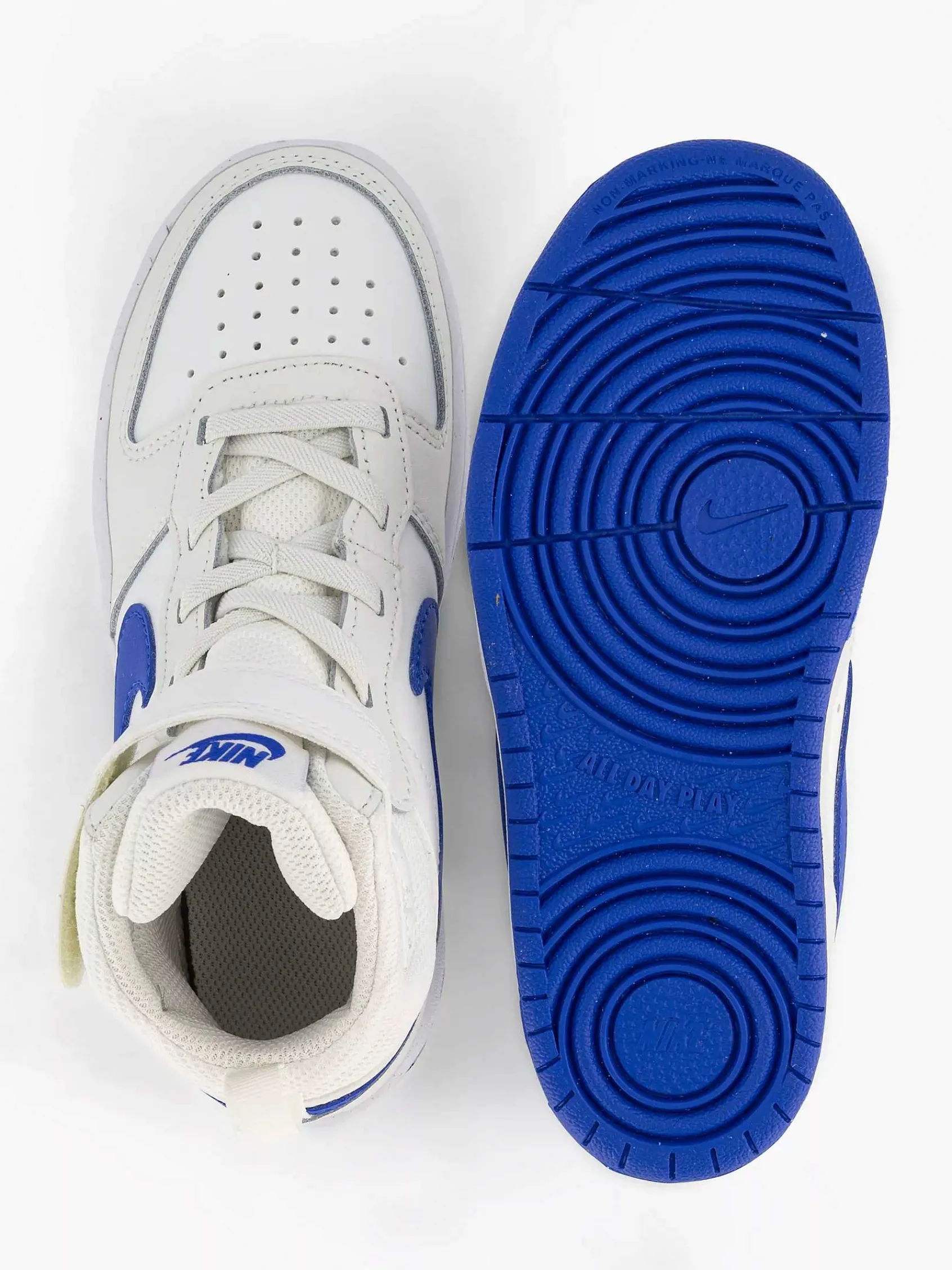 Nike Jongensschoenen-Witte Court Borough Mid