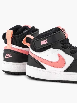 Nike Jongensschoenen-Witte Court Borough Mid 2