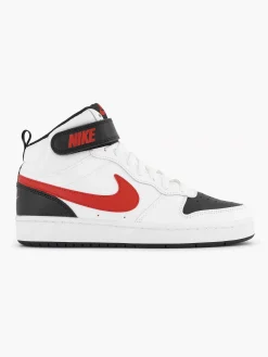 Nike Jongensschoenen-Witte Court Borough Mid 2