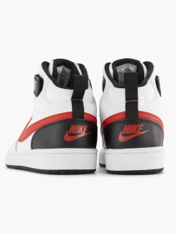 Nike Jongensschoenen-Witte Court Borough Mid 2