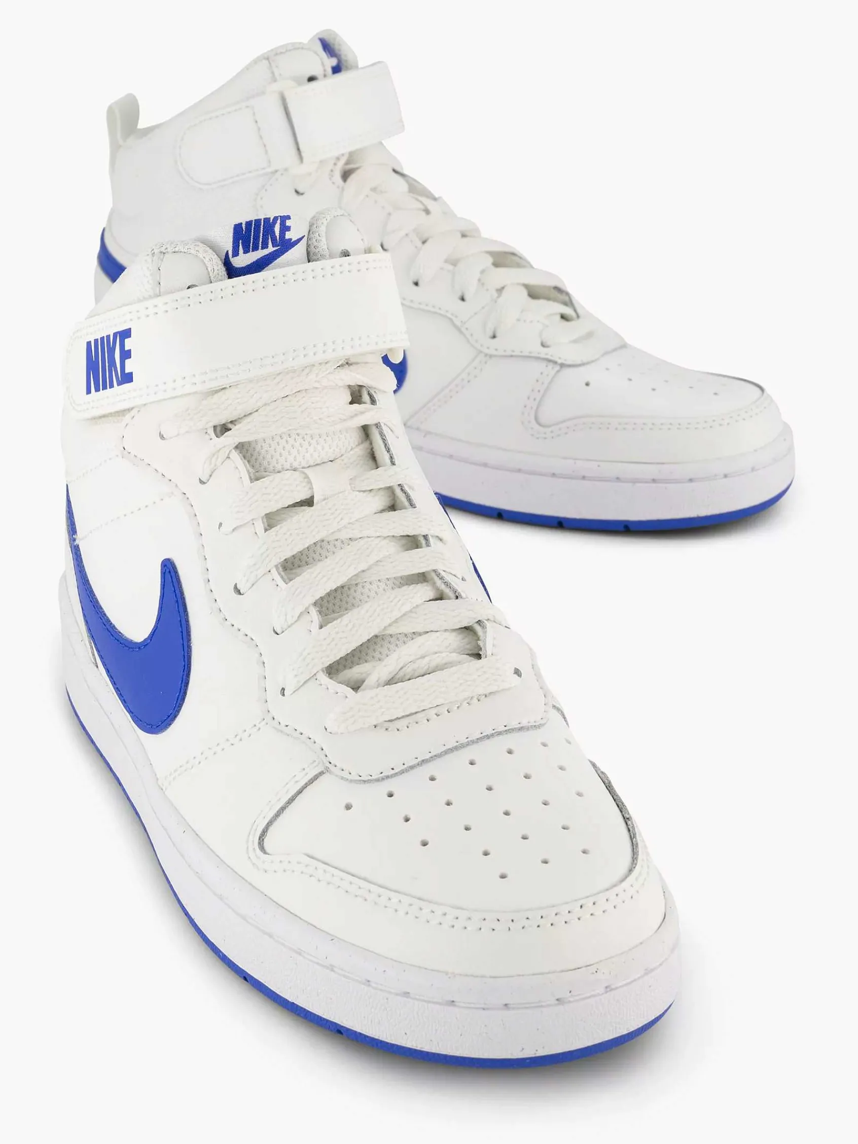 Nike Jongensschoenen-Witte Court Borough Mid