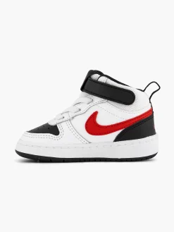 Nike Jongensschoenen-Witte Court Borough Mid