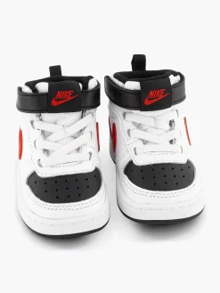 Nike Jongensschoenen-Witte Court Borough Mid