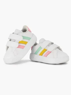 adidas Jongensschoenen-Witte Grand Court 2.0 Cf I