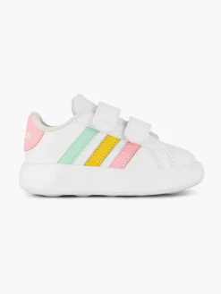 adidas Jongensschoenen-Witte Grand Court 2.0 Cf I