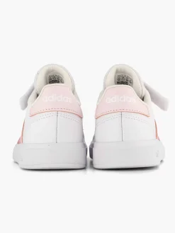 adidas Jongensschoenen-Witte Grand Court 2.0 El K