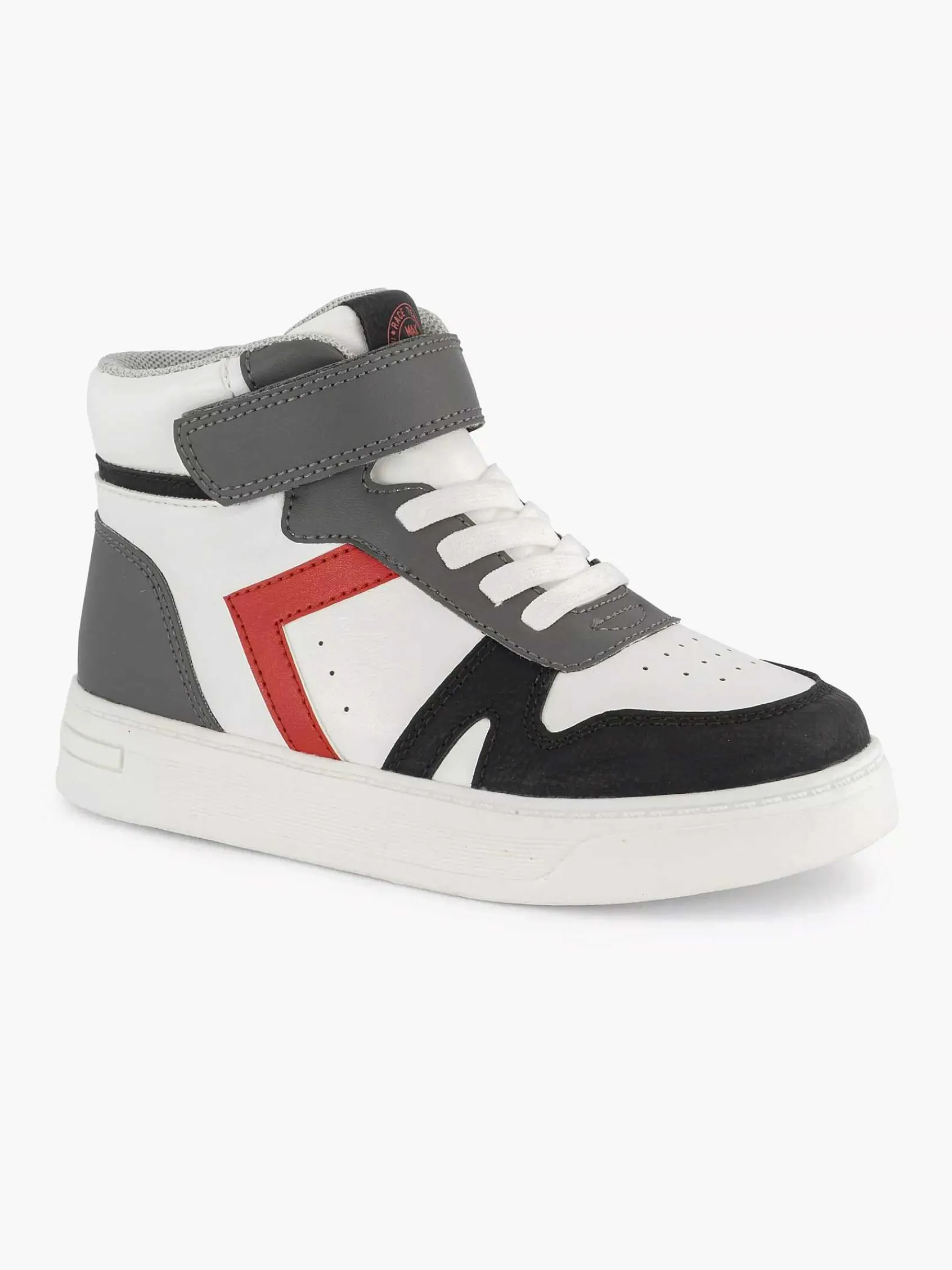 Vty Jongensschoenen-Witte Hoge Sneaker