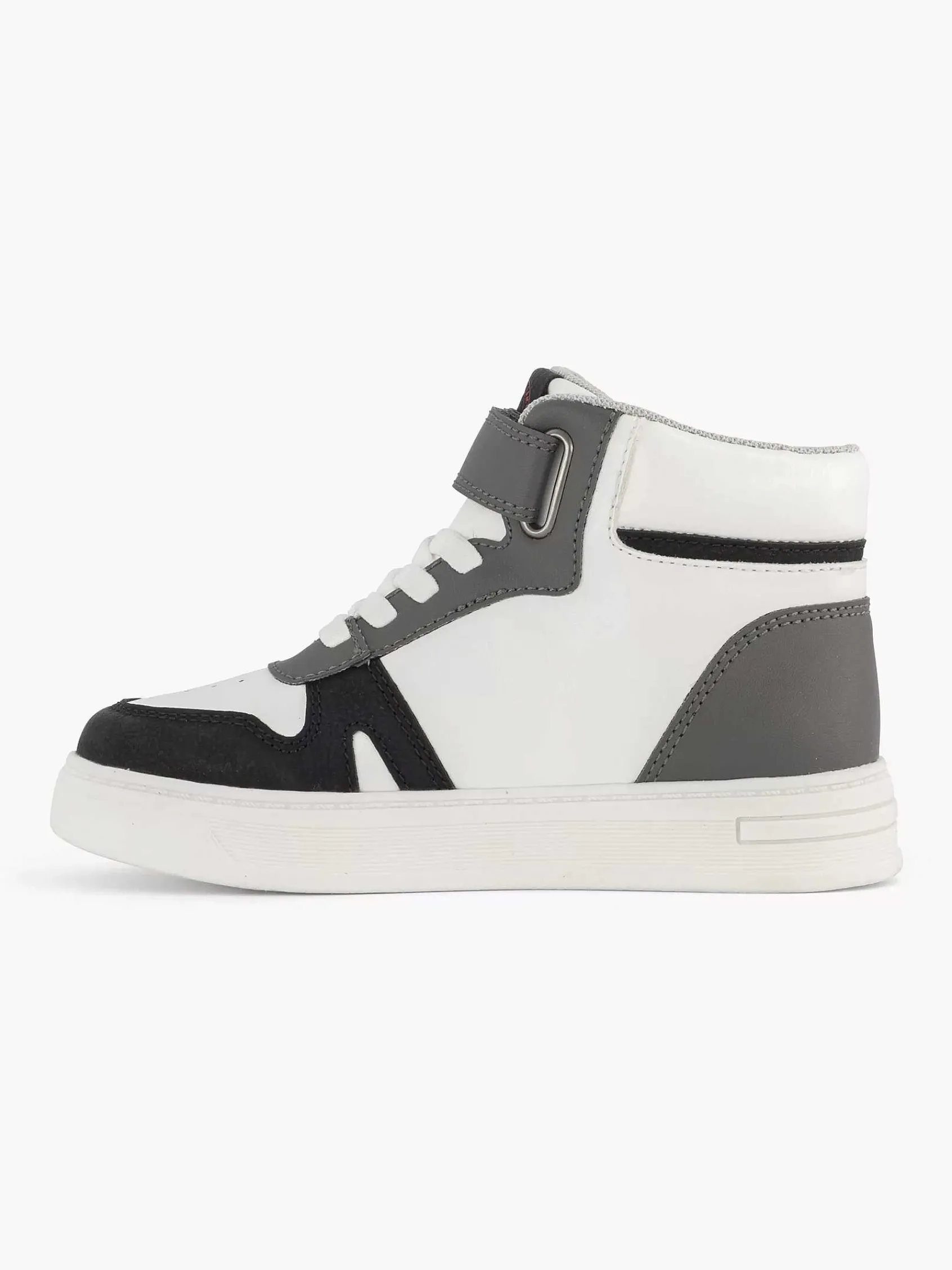 Vty Jongensschoenen-Witte Hoge Sneaker