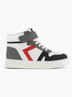 Vty Jongensschoenen-Witte Hoge Sneaker