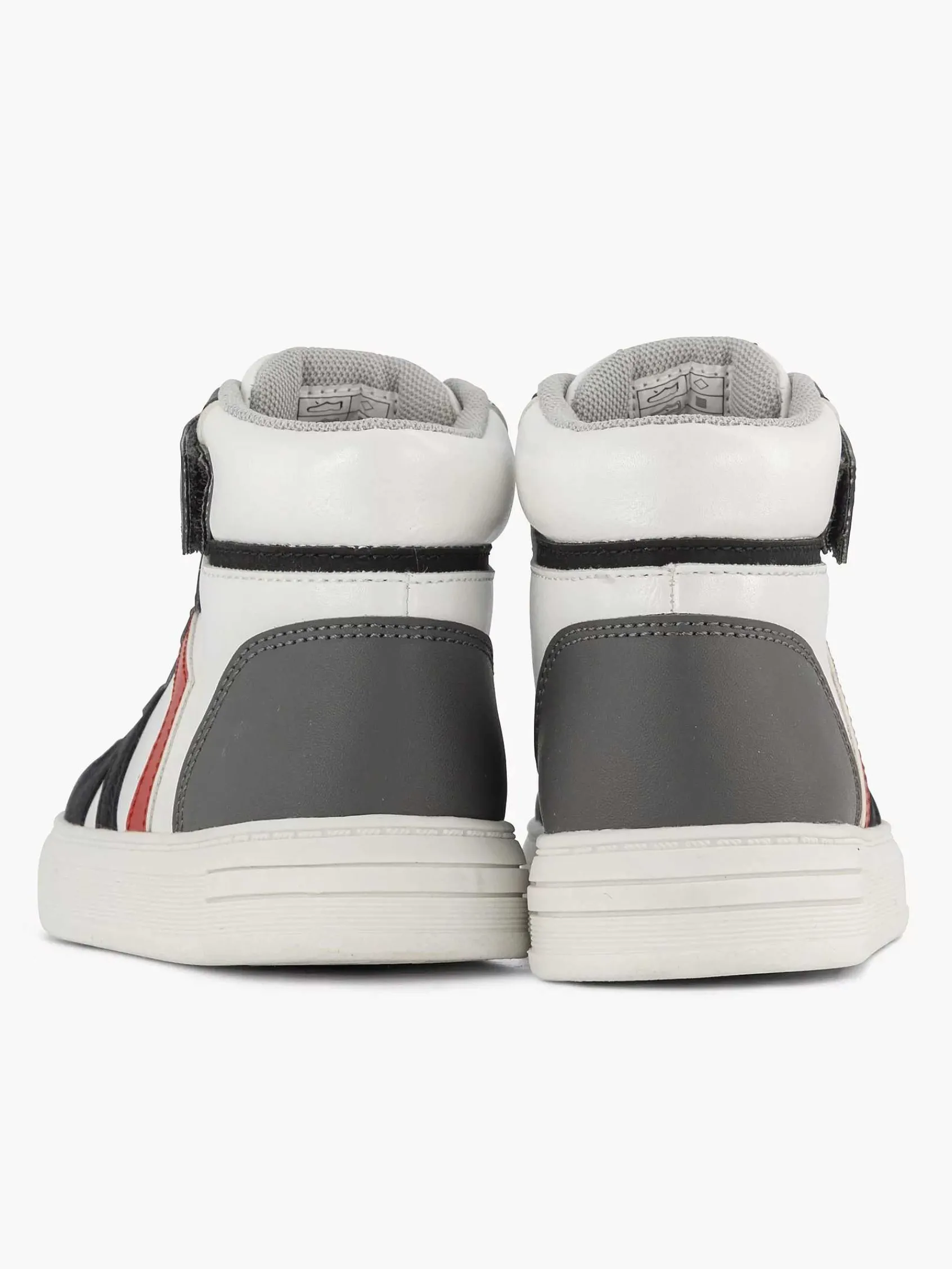 Vty Jongensschoenen-Witte Hoge Sneaker