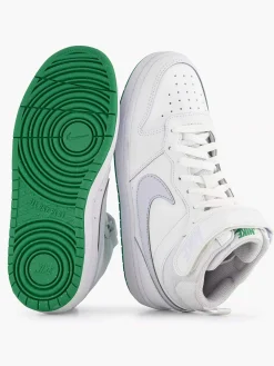 Nike Jongensschoenen-Witte Hoge Sneaker Court Borough Mid 2