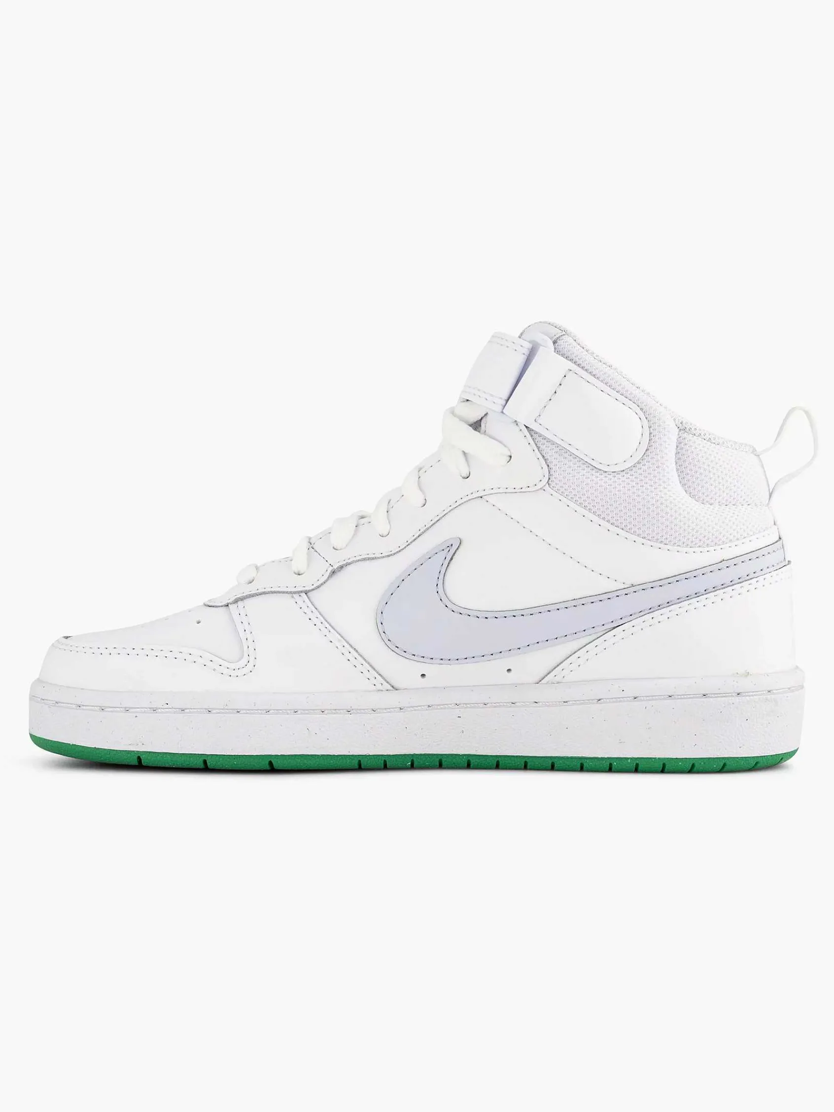 Nike Jongensschoenen-Witte Hoge Sneaker Court Borough Mid 2