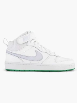 Nike Jongensschoenen-Witte Hoge Sneaker Court Borough Mid 2