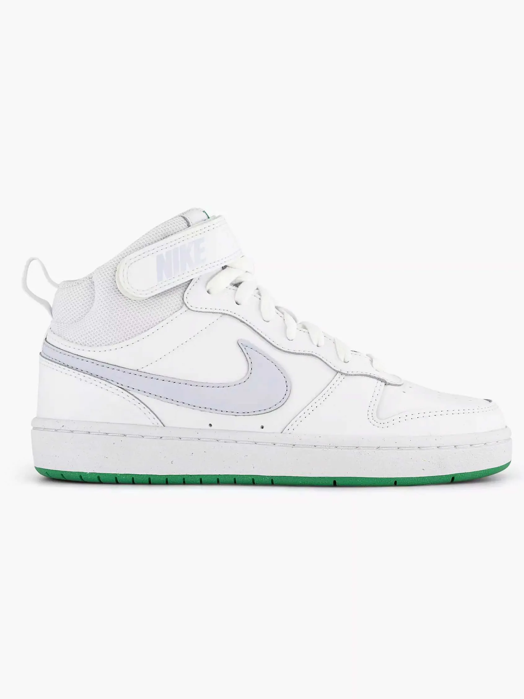 Nike Jongensschoenen-Witte Hoge Sneaker Court Borough Mid 2