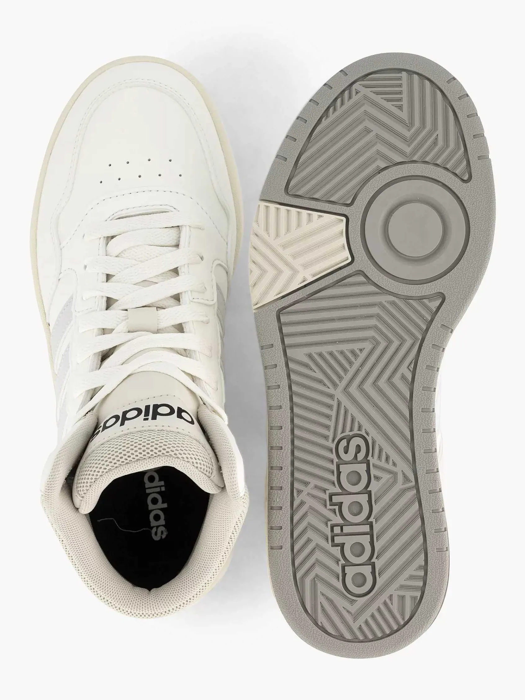 adidas Sneakers-Witte Hoops 3.0 Mid