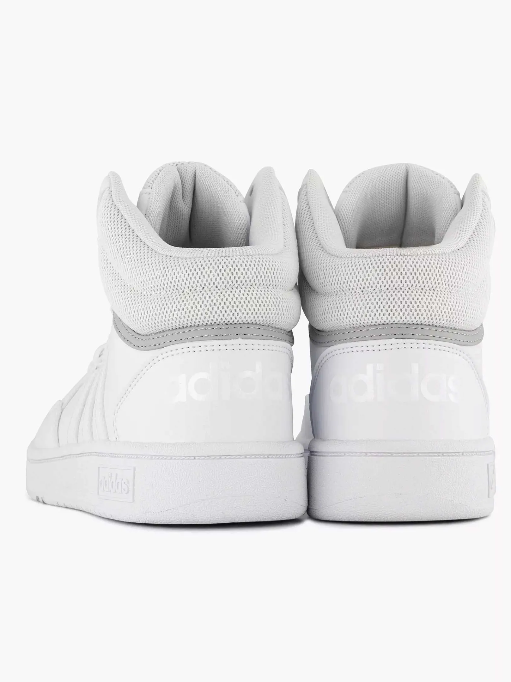 adidas Jongensschoenen-Witte Hoops Mid 3.0 K