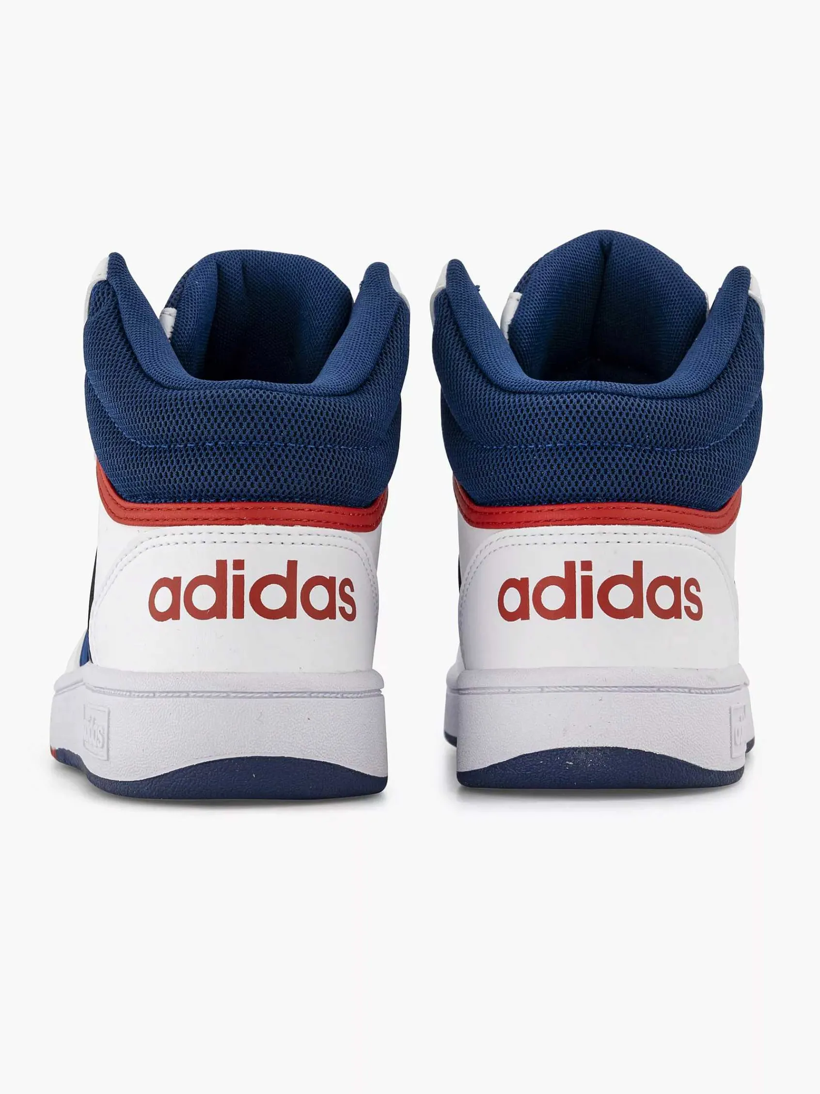 adidas Jongensschoenen-Witte Hoops Mid 3.0 K
