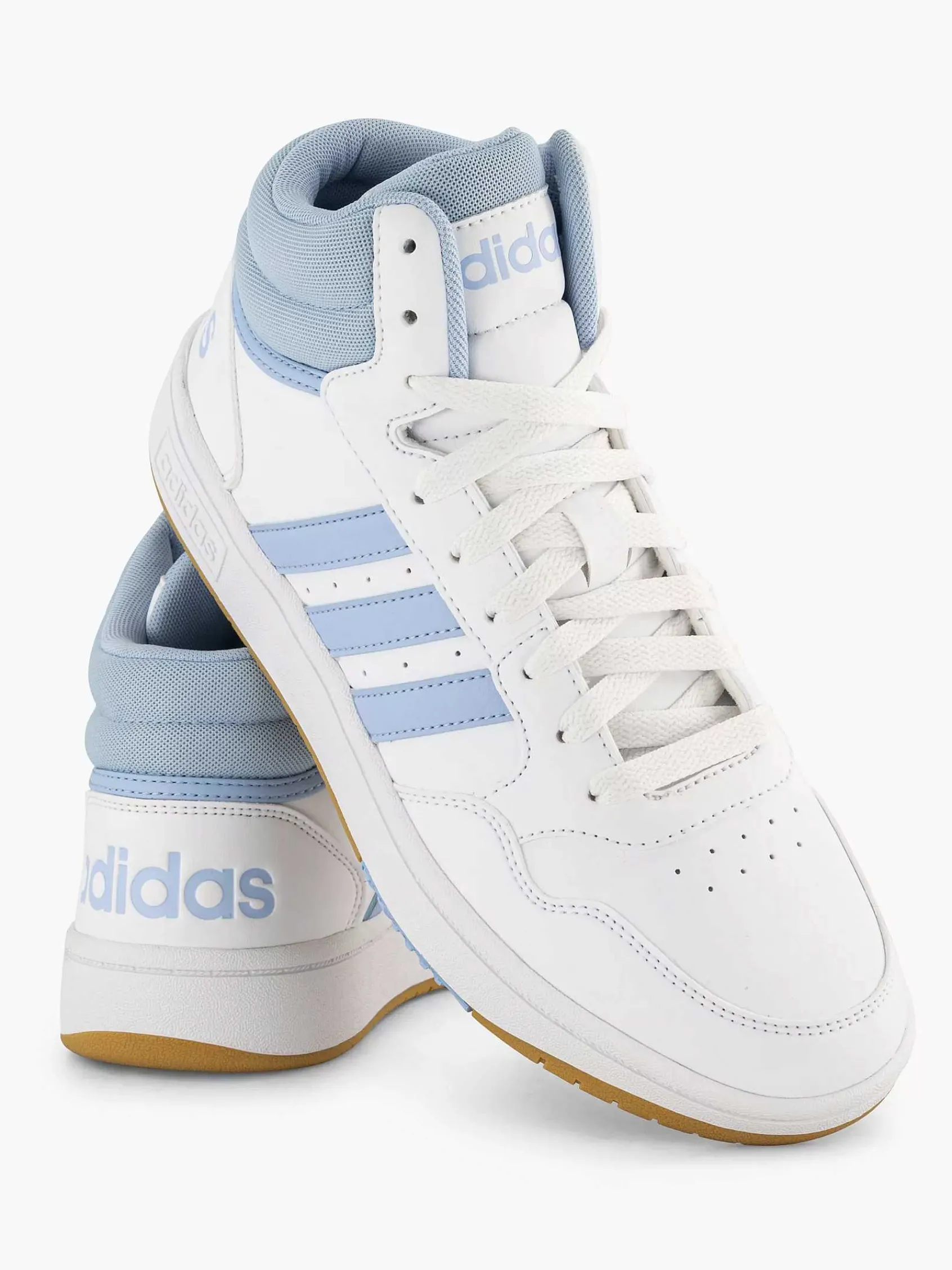 adidas Sneakers-Witte Hoops 3.0 Mid W