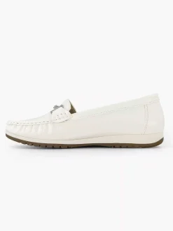 Easy Street Comfort Schoenen-Witte Instapper Sierketting