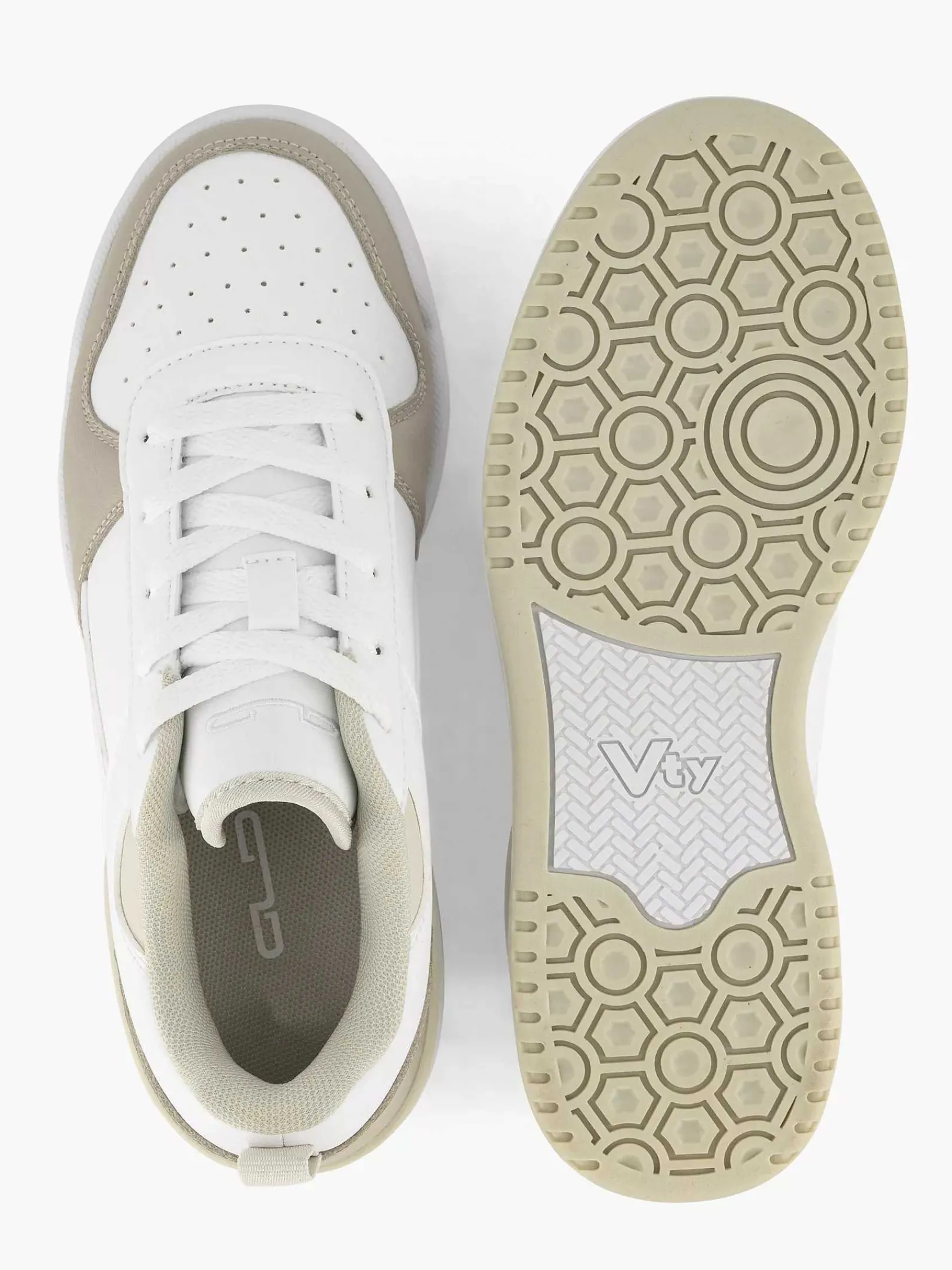 Graceland Sneakers-Witte Lage Sneaker