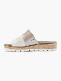 Medicus Slippers-Witte Leren Comfort Slipper