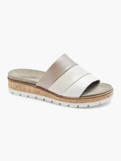 Medicus Slippers-Witte Leren Comfort Slipper