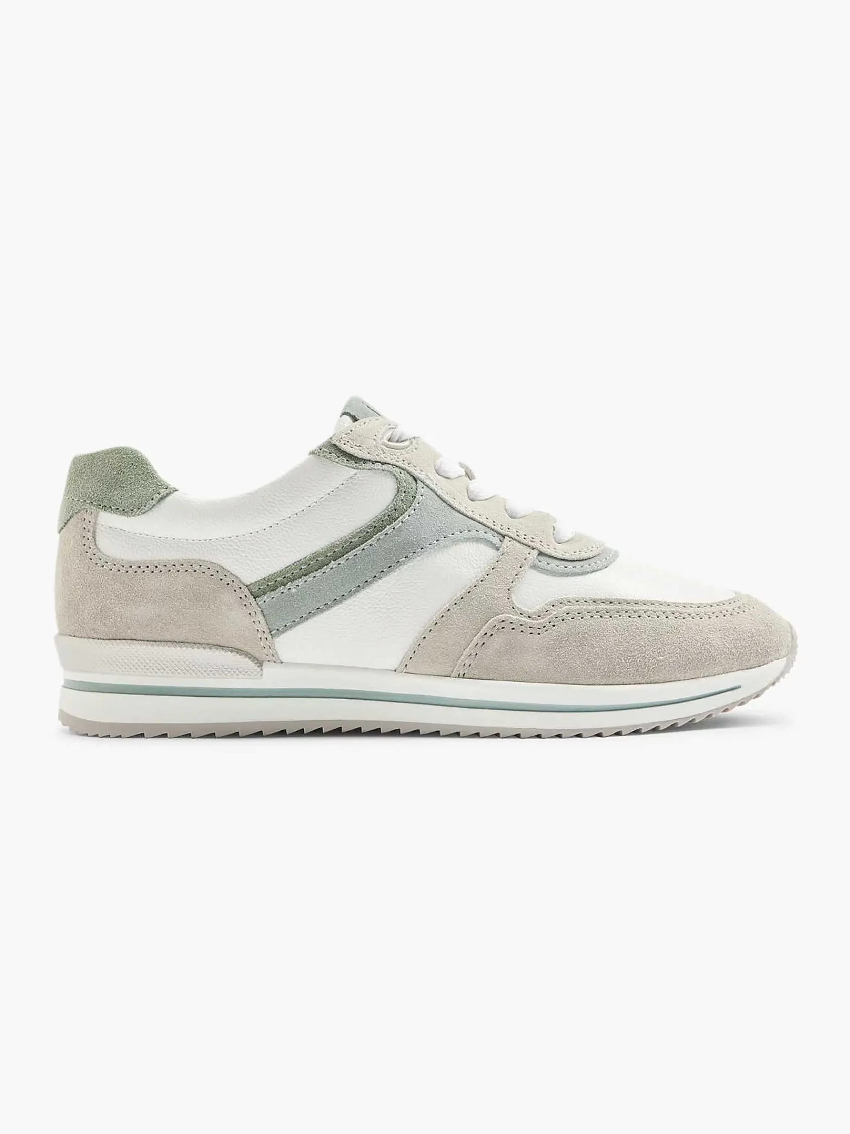 Medicus Comfort Schoenen-Witte Leren Comfort Sneaker