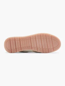 Medicus Comfort Schoenen-Witte Leren Comfort Sneaker