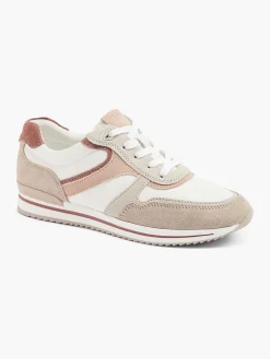 Medicus Comfort Schoenen-Witte Leren Comfort Sneaker