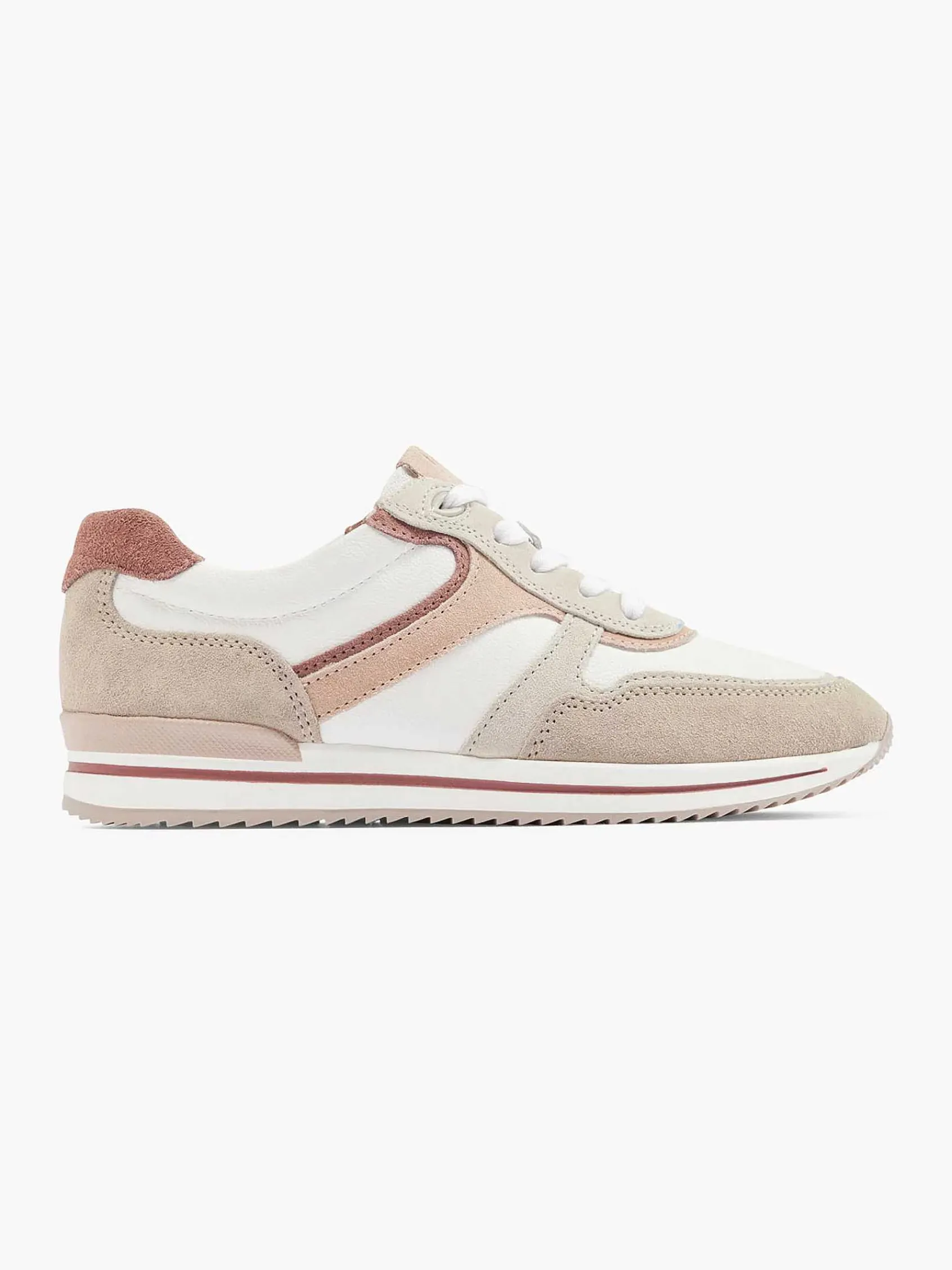 Medicus Comfort Schoenen-Witte Leren Comfort Sneaker