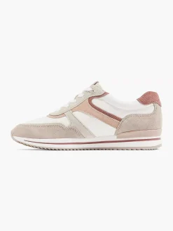 Medicus Comfort Schoenen-Witte Leren Comfort Sneaker