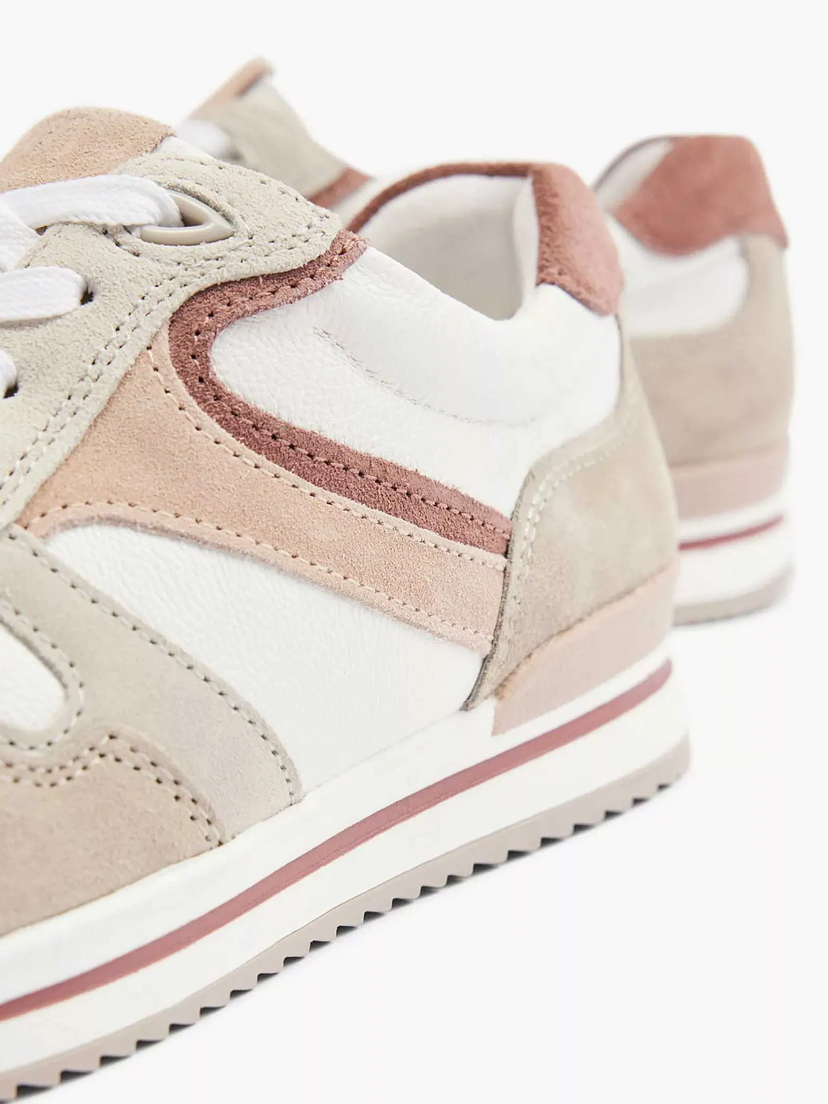 Medicus Comfort Schoenen-Witte Leren Comfort Sneaker