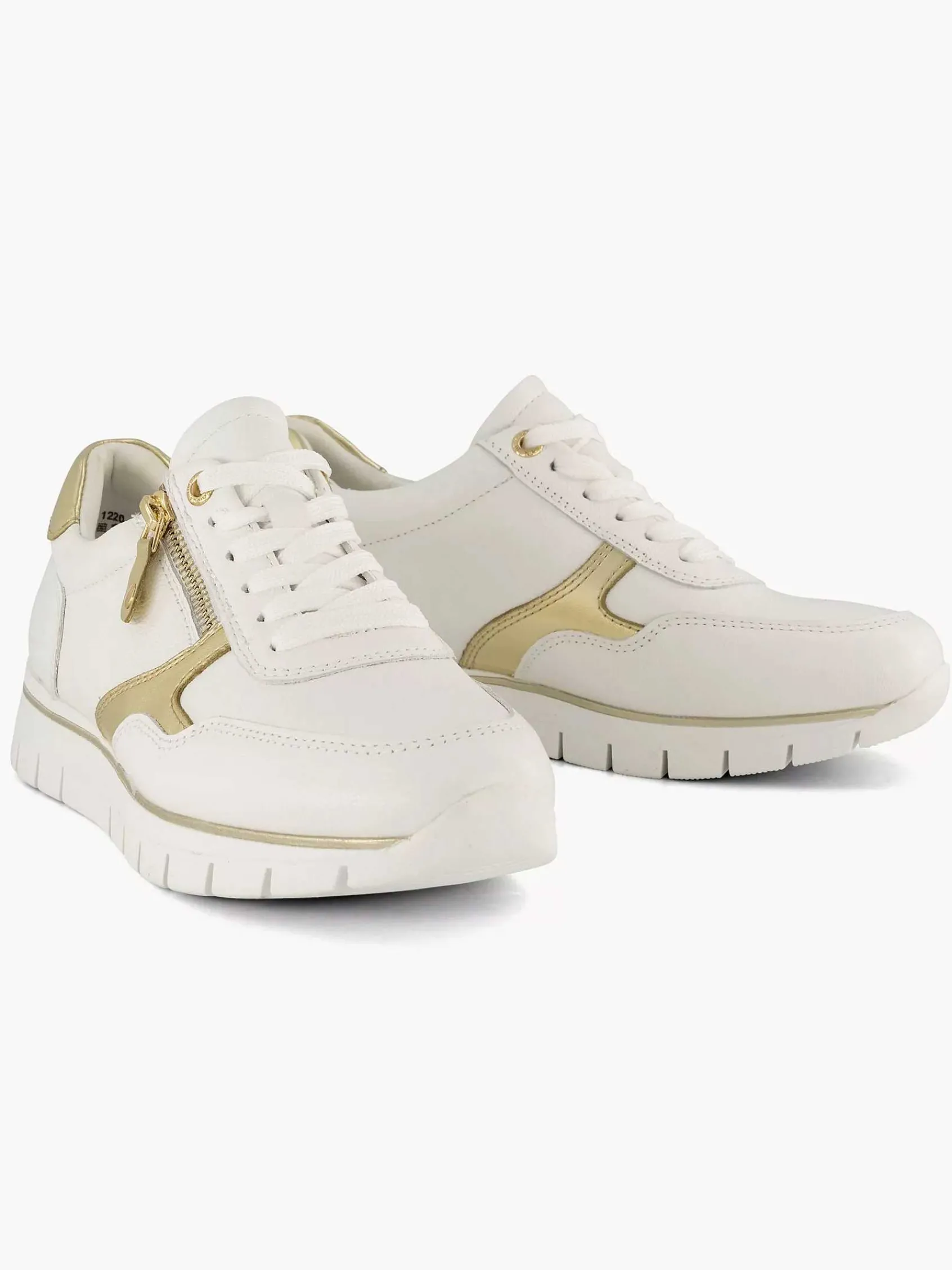 Medicus Sneakers-Witte Leren Comfort Sneaker
