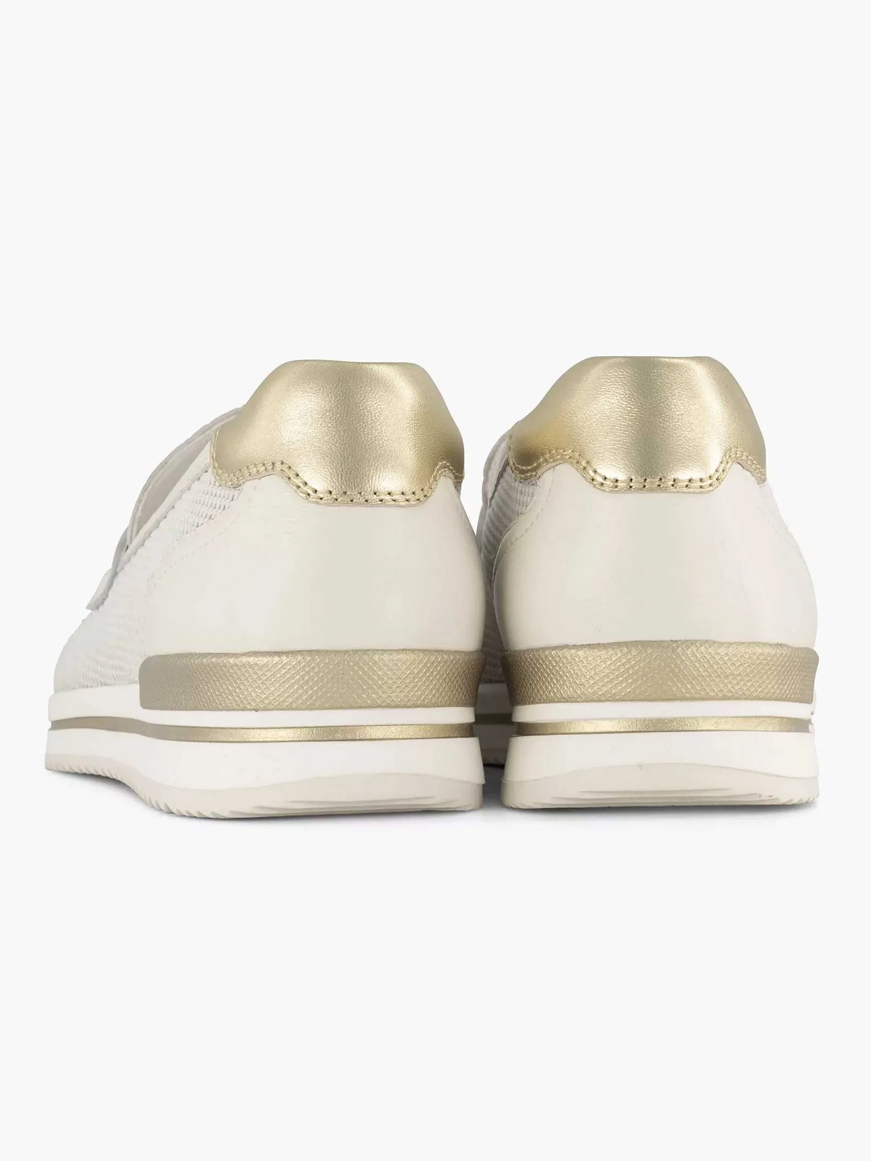 Medicus Comfort Schoenen-Witte Leren Instapper