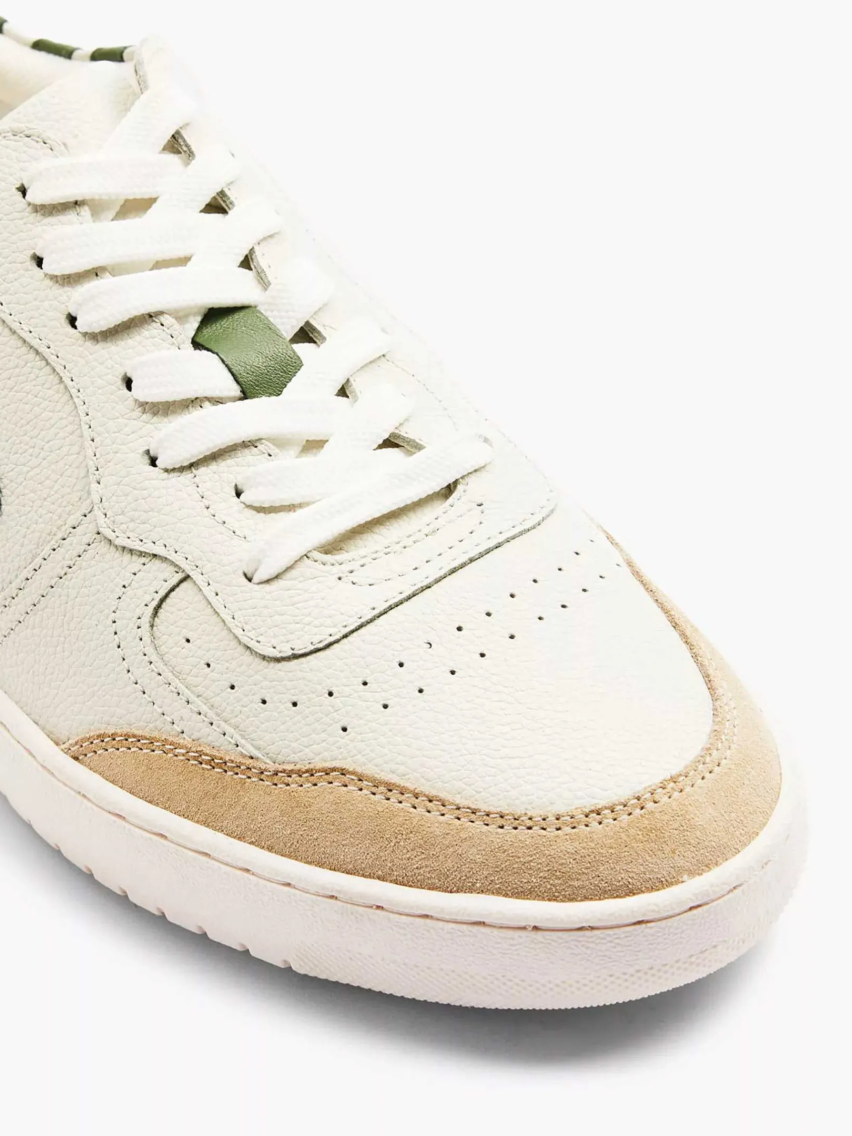 Oxmox Sneakers-Witte Leren Retro Sneaker