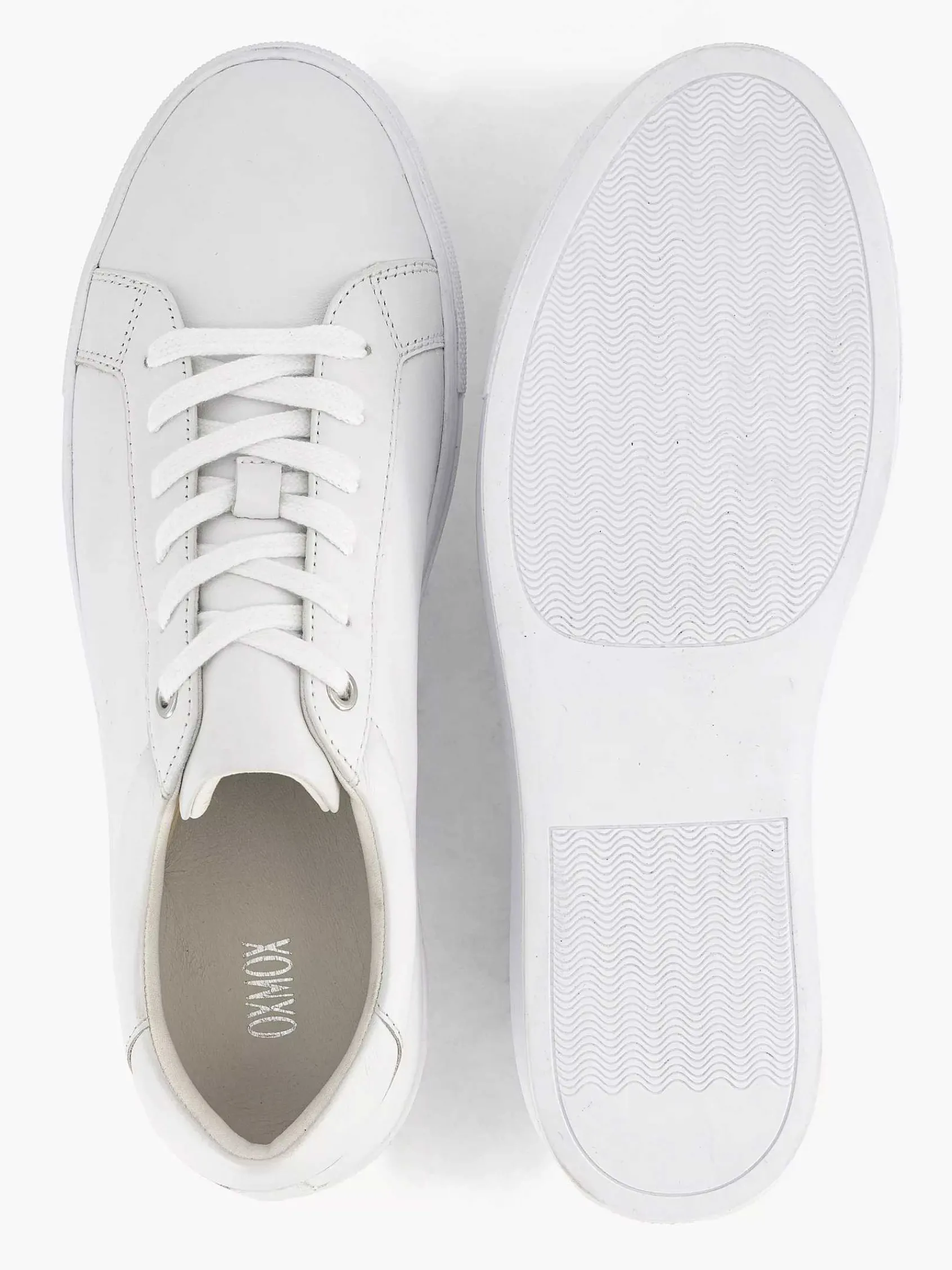 Oxmox Sneakers-Witte Leren Sneaker