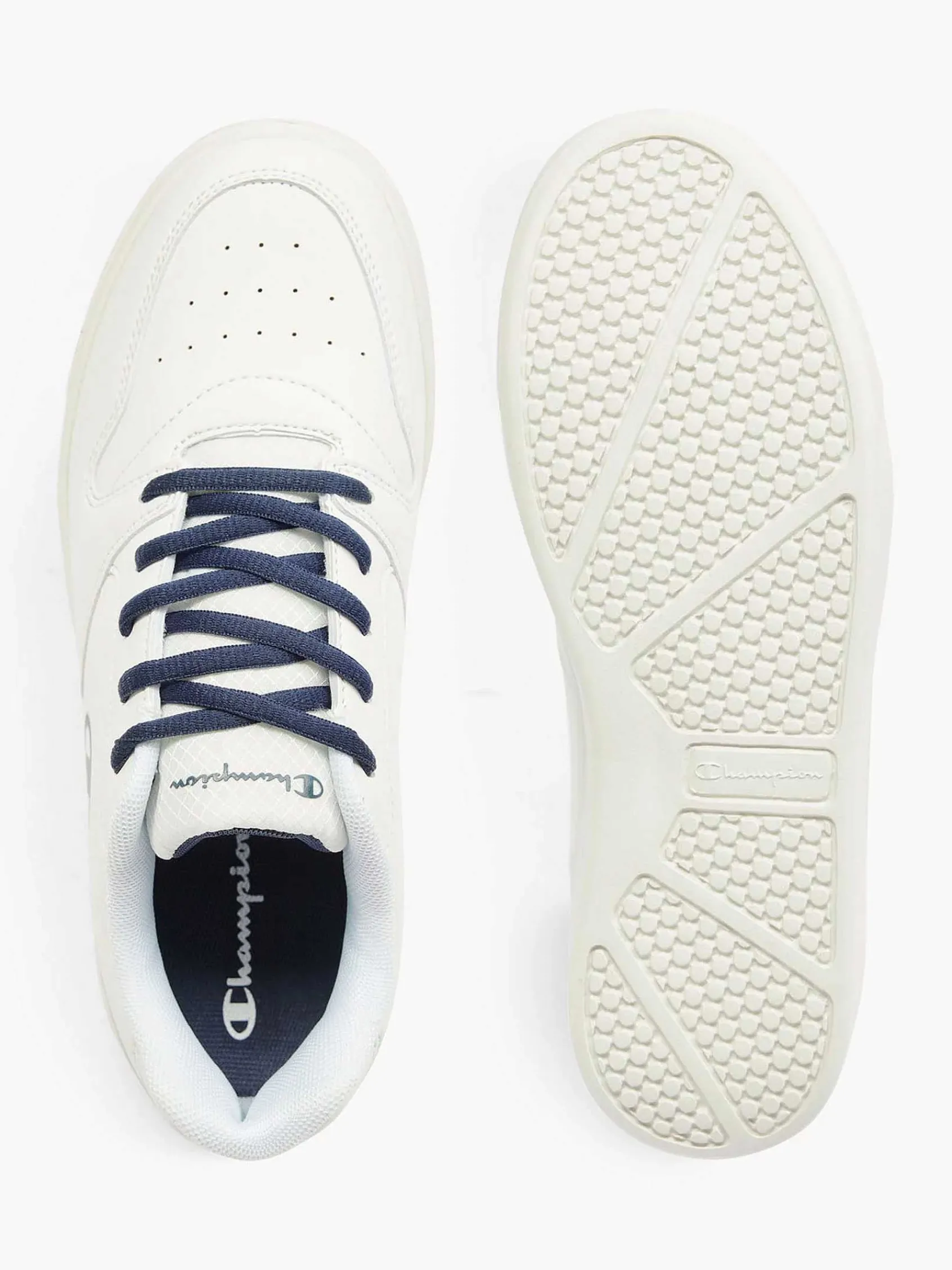 Champion Jongensschoenen-Witte Low Cut Shoe Deuce B Ps