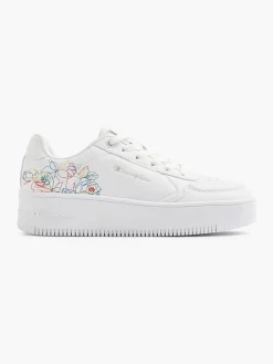 Champion Sneakers-Witte Low Cut Shoe Rebound Platform