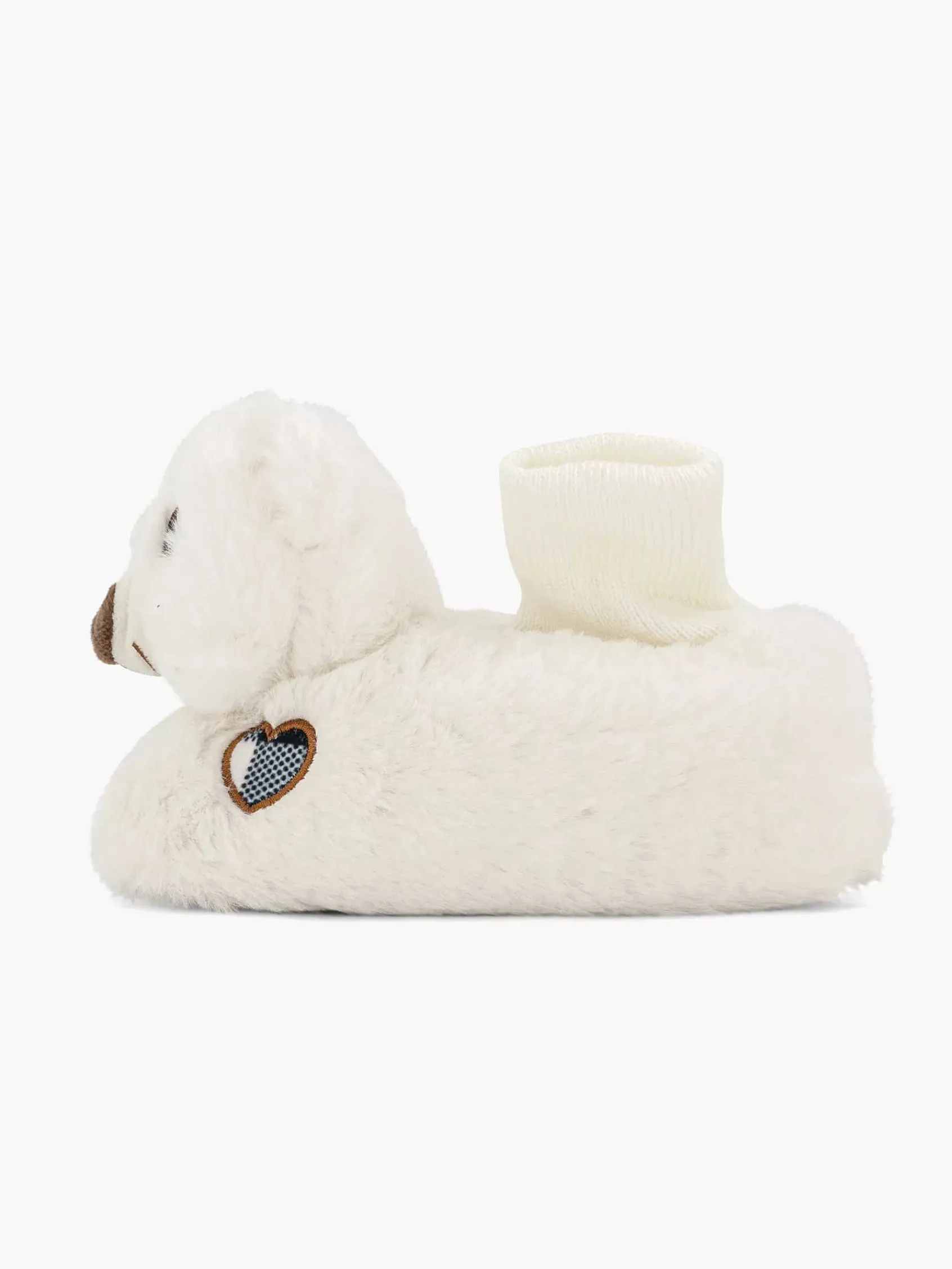 Cupcake Couture Jongensschoenen-Witte Pantoffel Beer