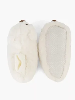 Cupcake Couture Jongensschoenen-Witte Pantoffel Beer
